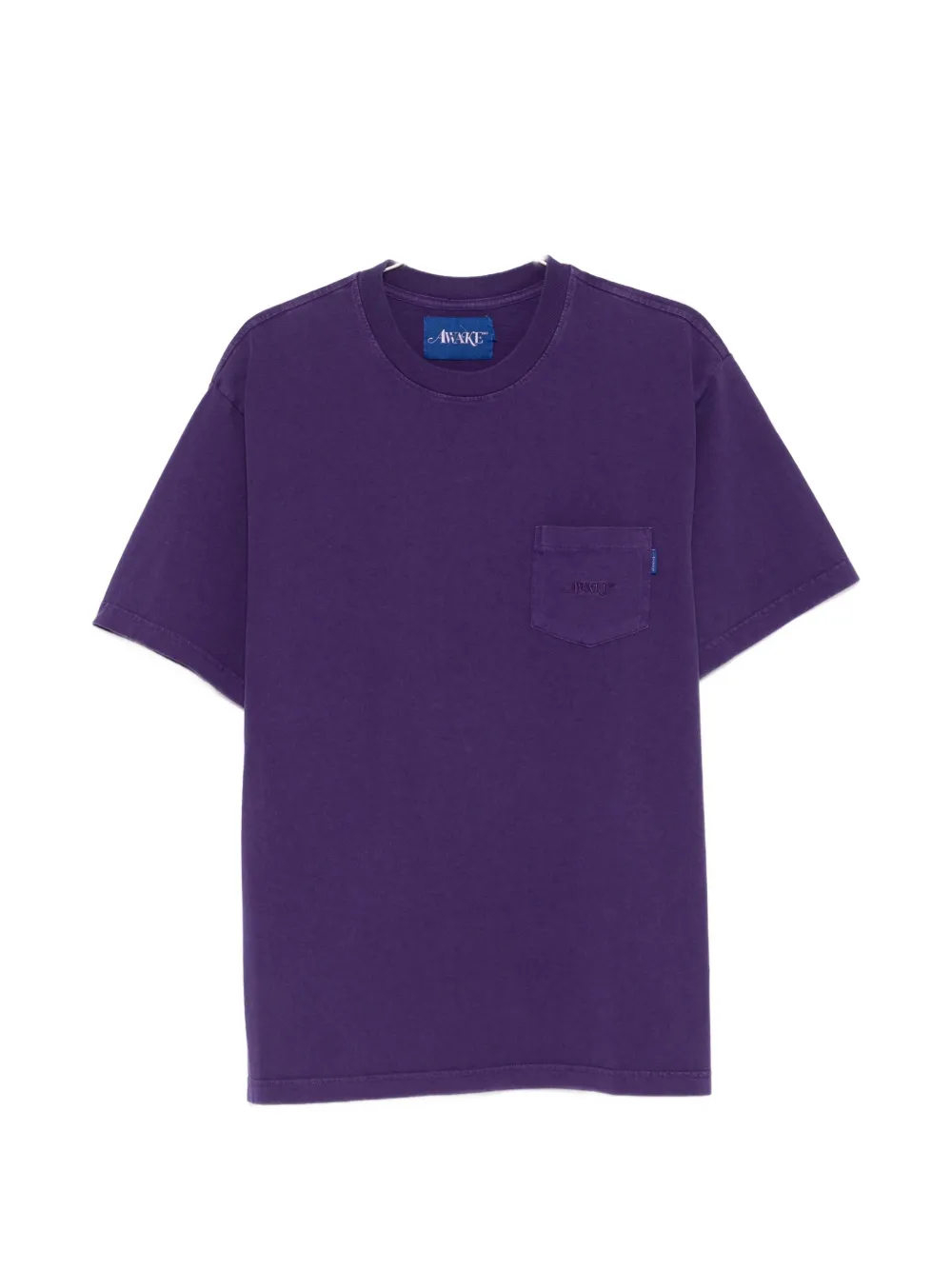 Awake NY chest-pocket T-shirt - Viola
