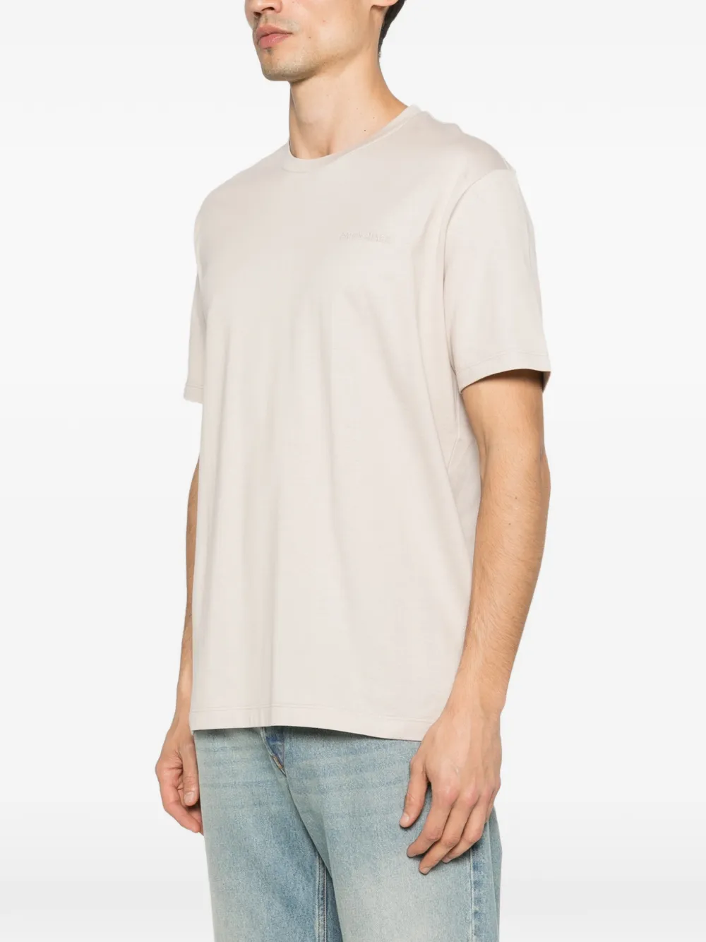 Paul & Shark T-shirt met logodetail Beige
