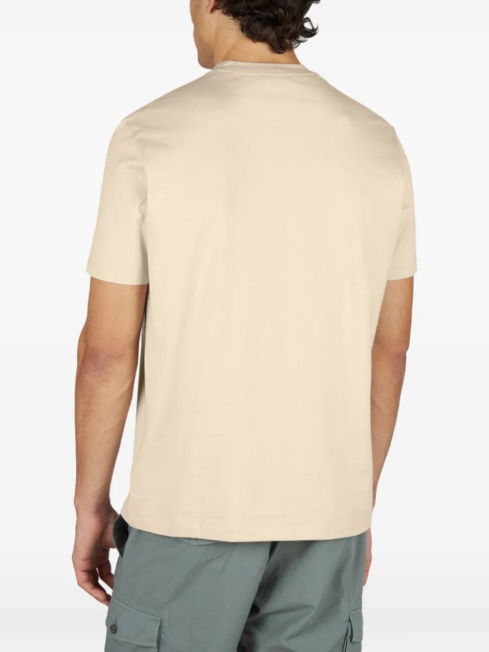 Paul & Shark T-shirt met borduurwerk Beige