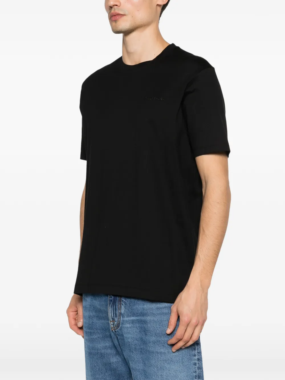 Paul & Shark T-shirt met logo Zwart