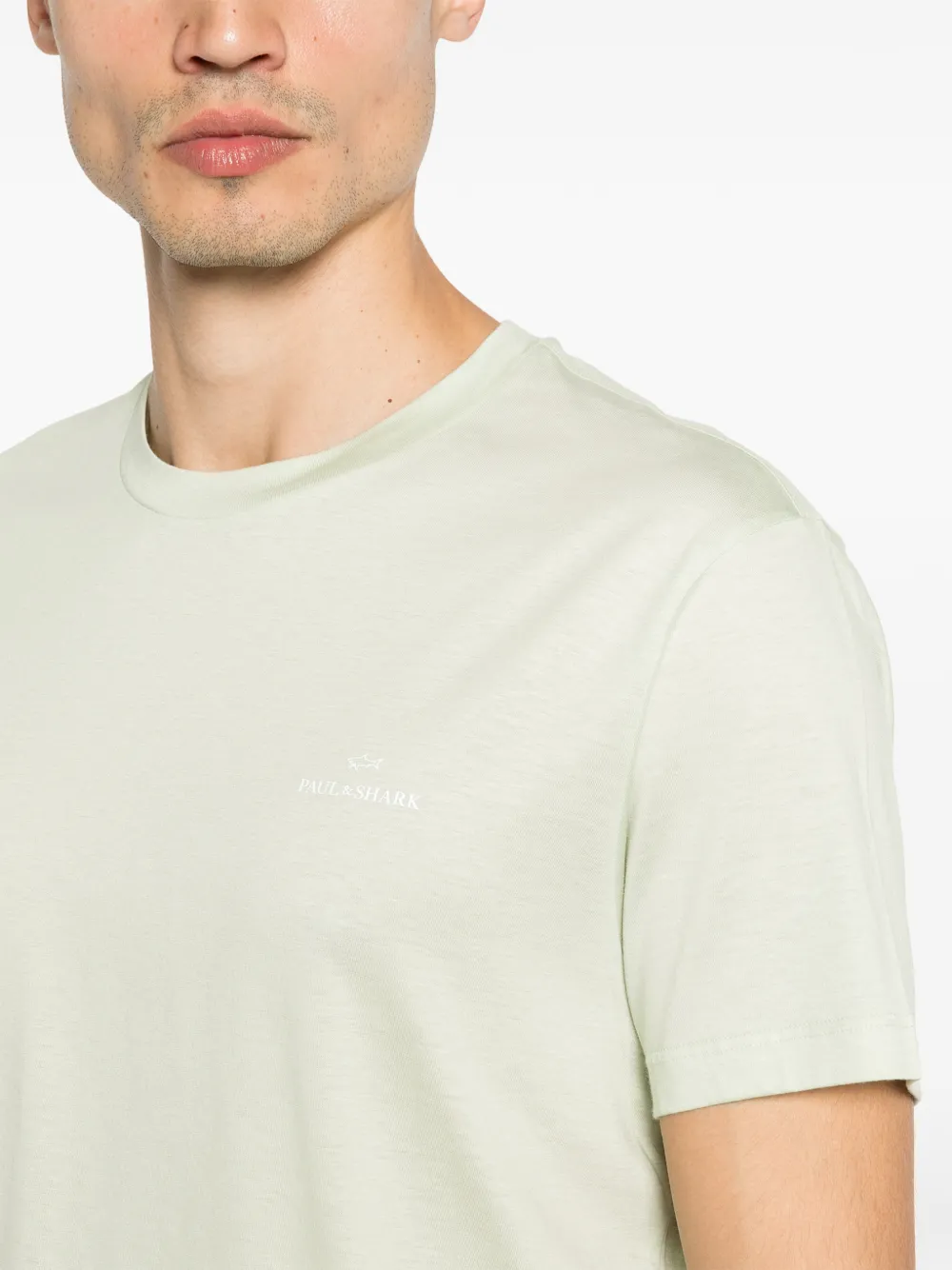 Paul & Shark T-shirt met ronde hals Groen