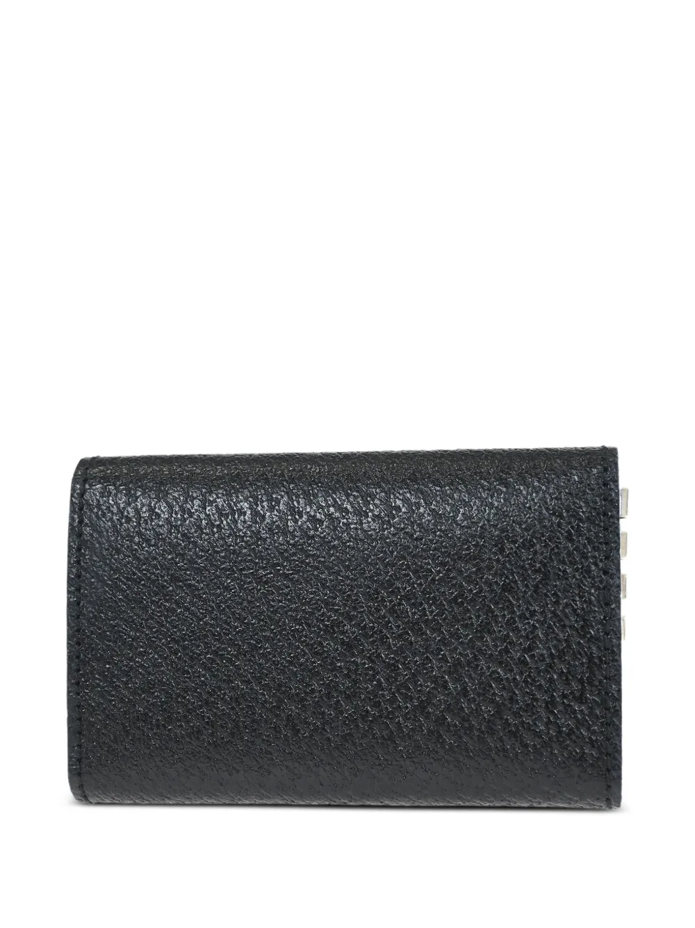  Ferragamo Pre-owned 1990-2000s Textured Leather Key Case - Black 