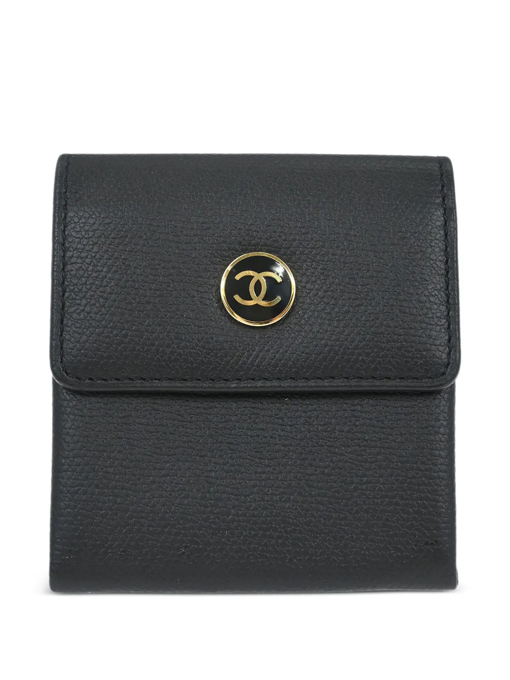 CHANEL Pre-Owned Portafoglio con logo 2003 - Nero