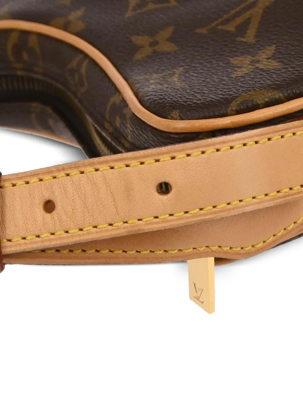 Louis Vuitton Pre-Owned 2005 PM Croissant canvas schoudertas met monogram Bruin