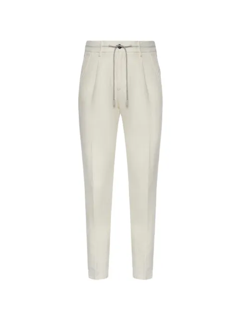 Eleventy drawstring-fastening trousers