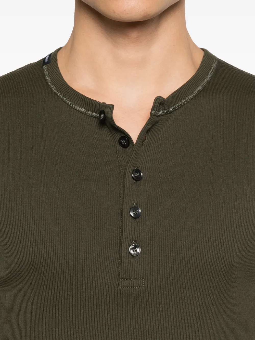 Dolce & Gabbana Serafino katoenen T-shirt Groen