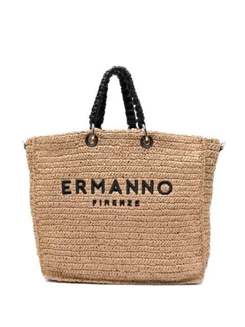 ERMANNO FIRENZE  tote Ashley grande con aplique del logo 