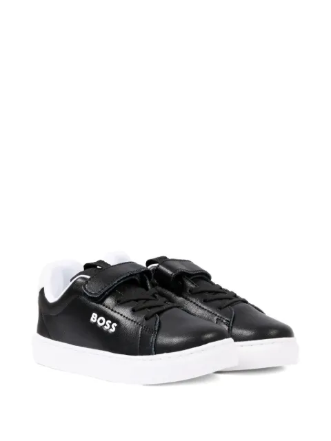 BOSS Kidswear leather sneakers