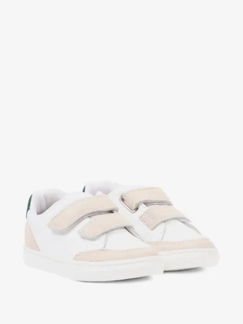 BOSS Kidswear sneakers i læder med burrelukning