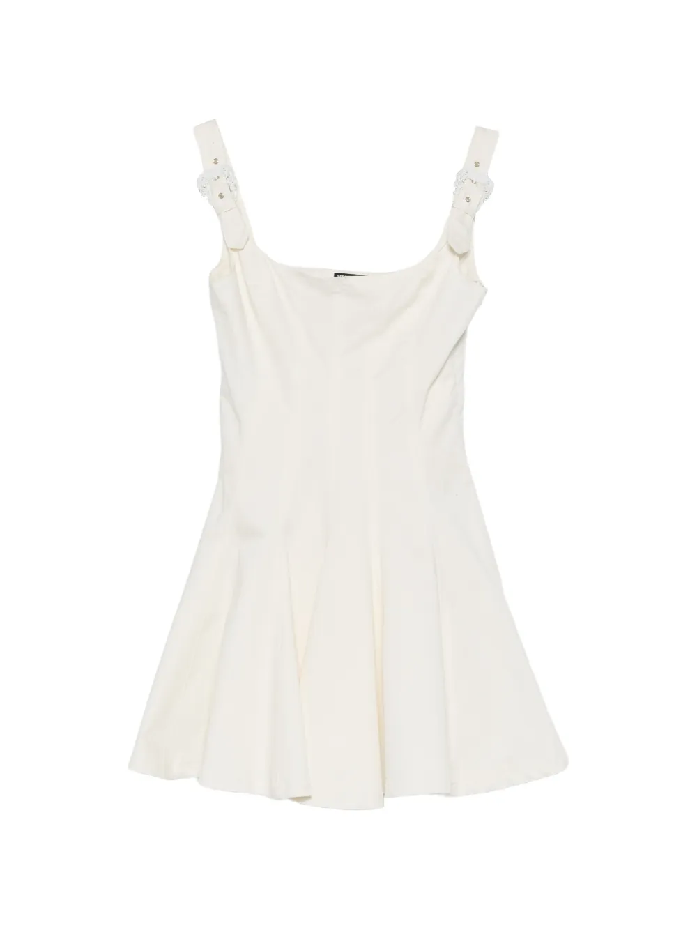 Versace Jeans Couture buckle strap dress - Toni neutri