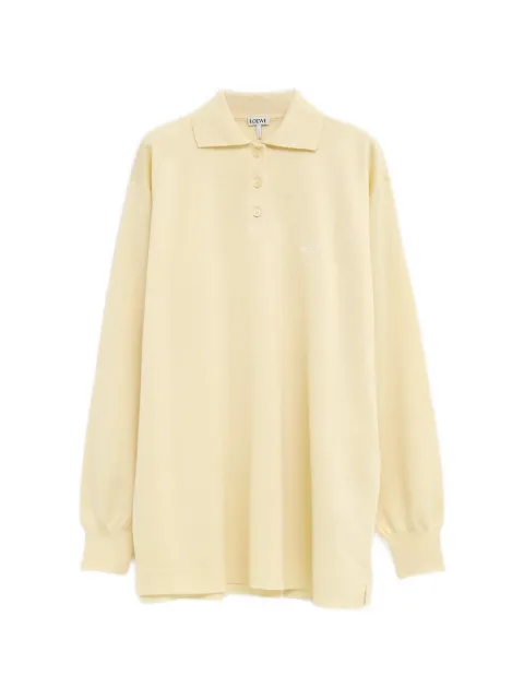 LOEWE button embroidered polo shirt