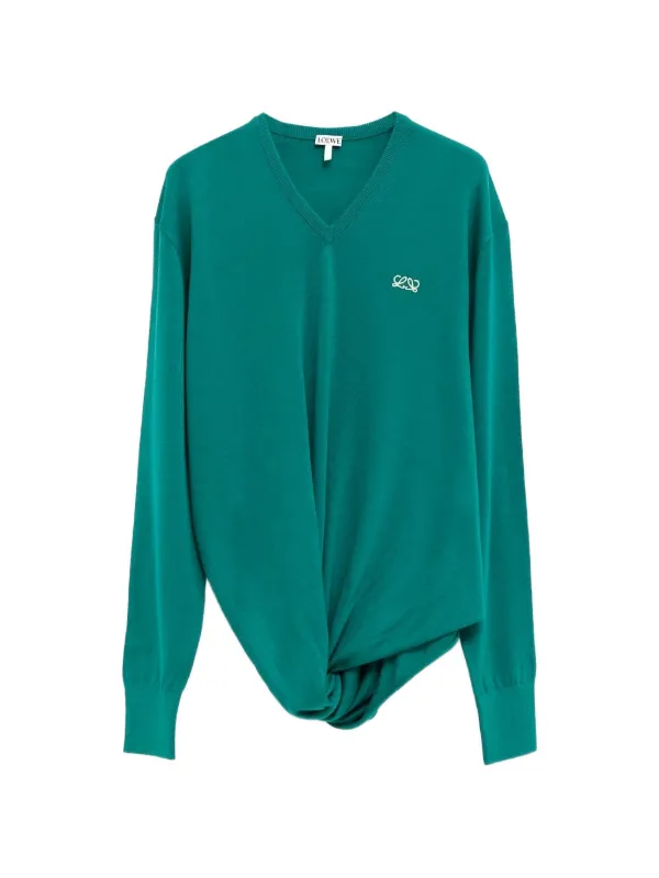 Loewe Sweater in Wool in Green