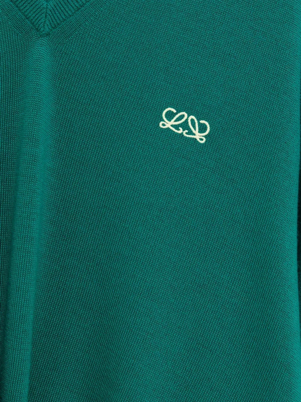 Loewe Sweater in Wool in Green, view 3