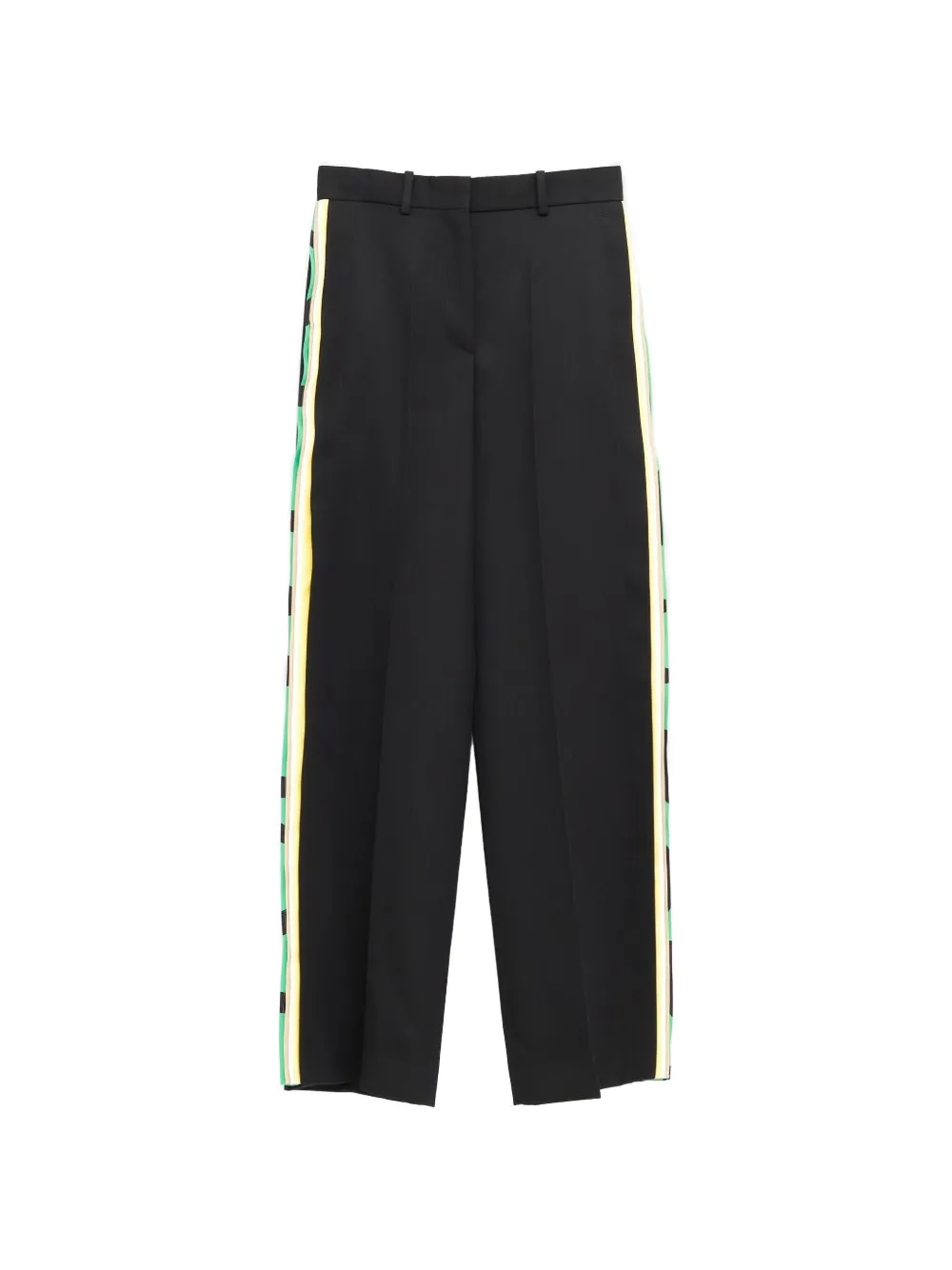LOEWE striped-detail trousers - Nero