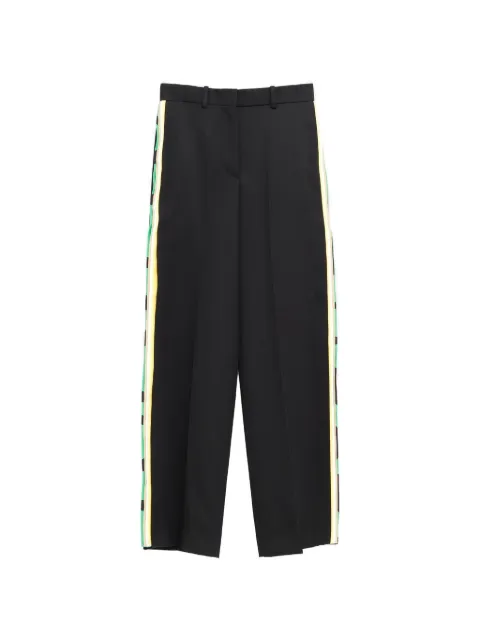 LOEWE striped-detail trousers