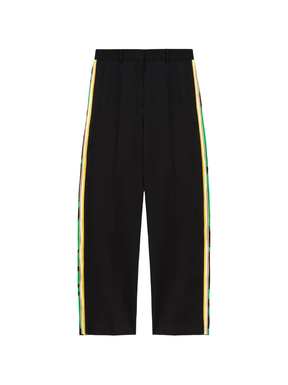 LOEWE pantalon à passants de ceinture et bandes latérales - Noir LOEWE pantalon à passants de ceinture et bandes latérales - Noir