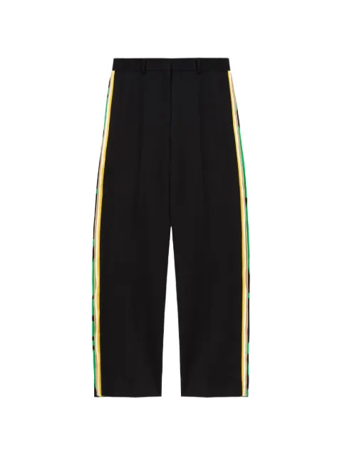 LOEWE pantalon à passants de ceinture et bandes latérales