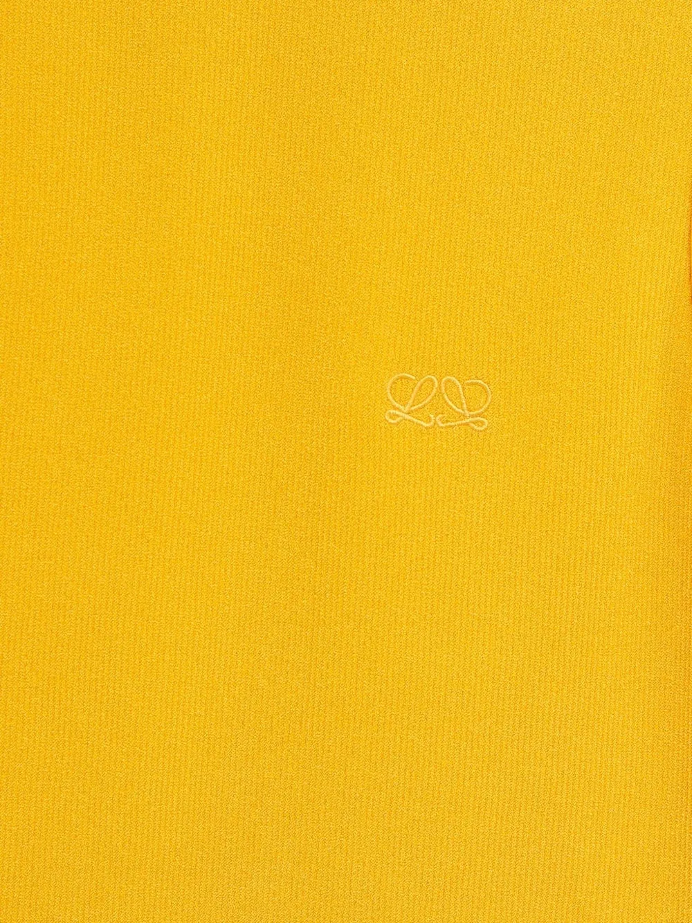  Loewe Logo-detail Turtleneck Top - Yellow 