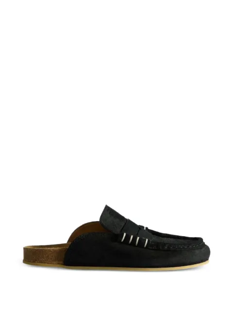 JW Anderson stitch loafers in black