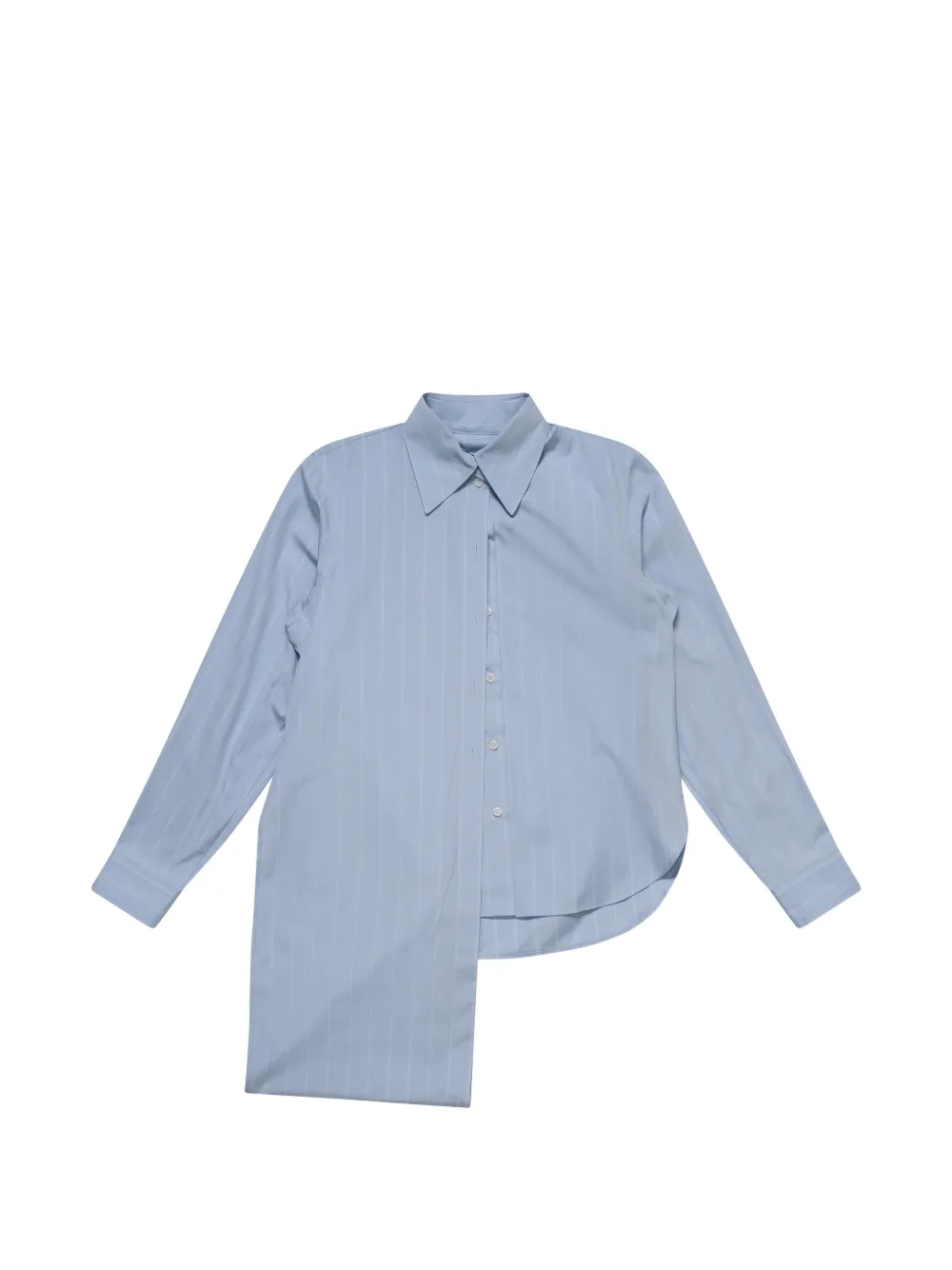LITKOVSKA asymmetric striped shirt - Blu