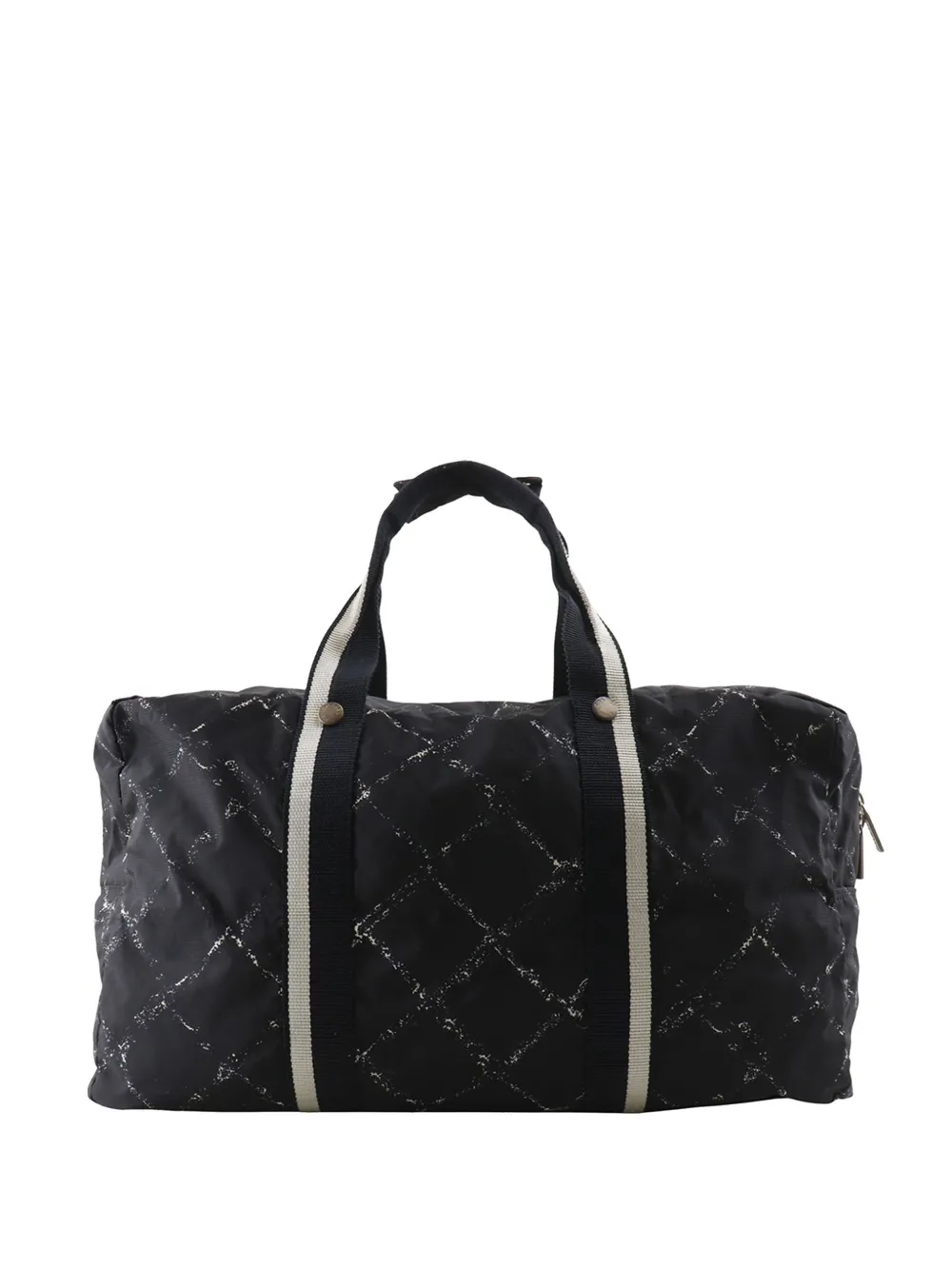 CHANEL Pre-Owned 1997-1999 Old Line Nylon travel bag - Nero