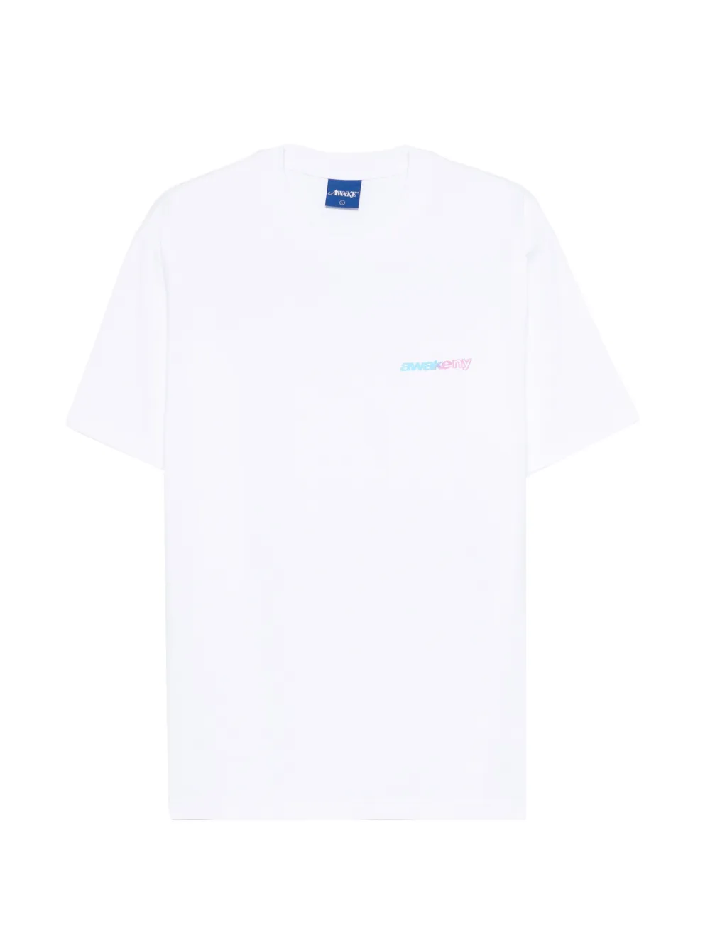 Awake NY Gradient Sport T-shirt - Weiß