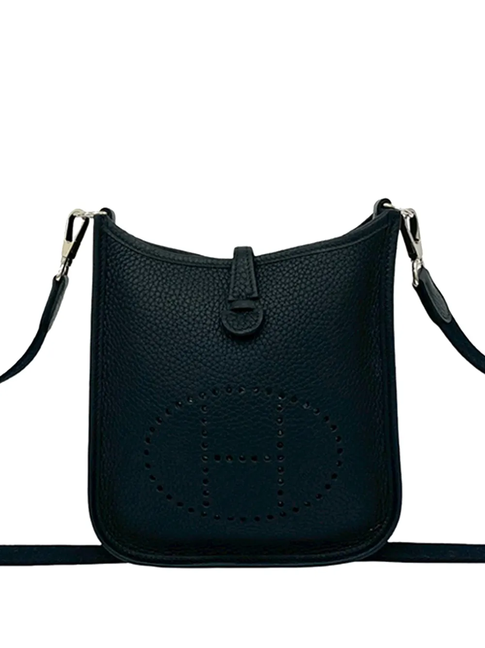 Hermès Pre-Owned 2022 Clemence Evelyne TPM crossbody bag - Nero