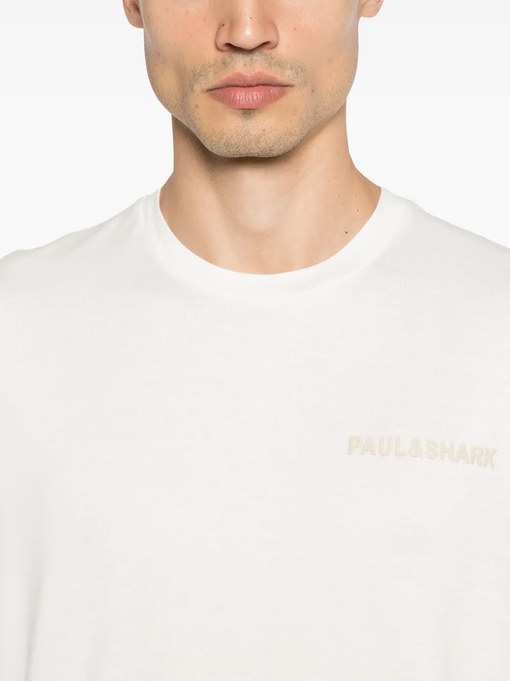 Paul & Shark T-shirt met logo Wit