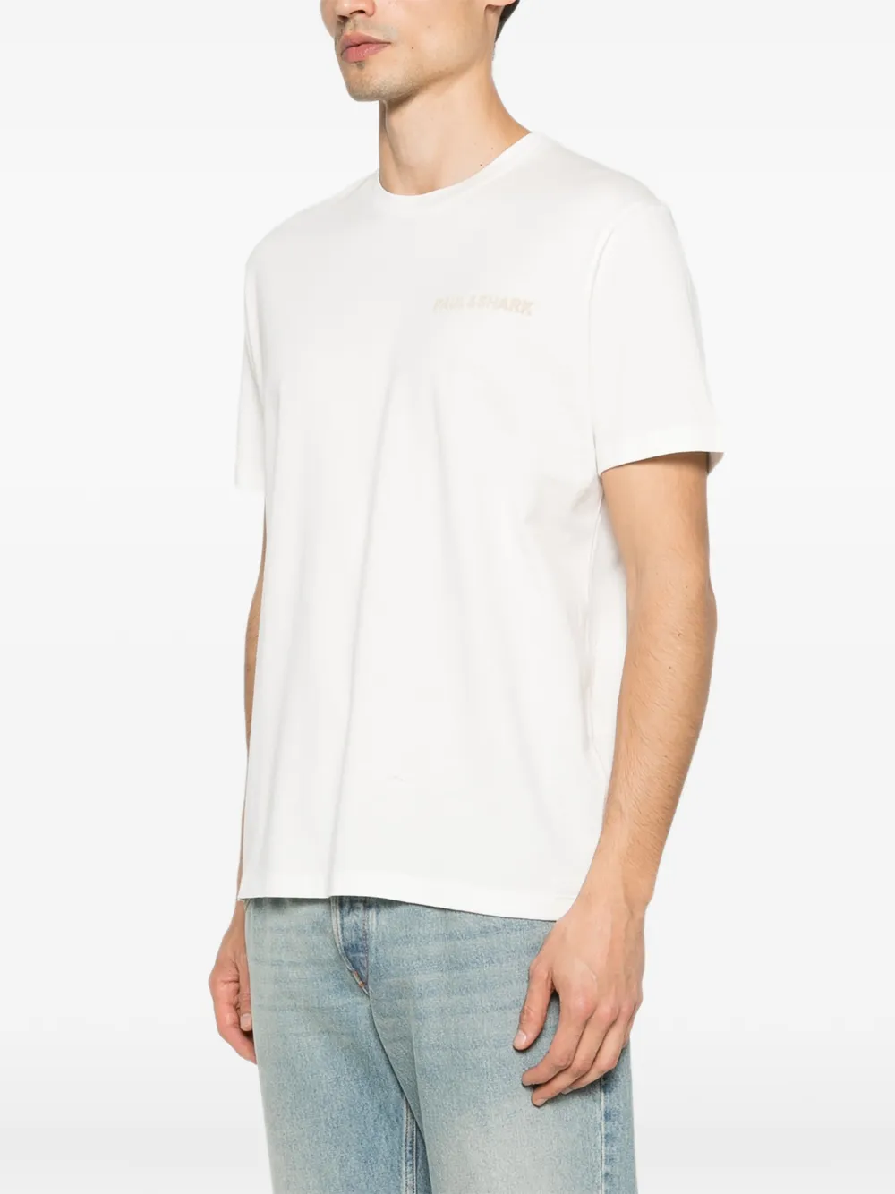 Paul & Shark T-shirt met logo Wit