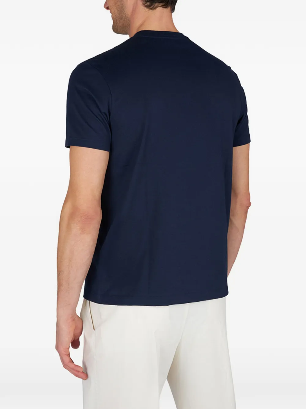 Paul & Shark T-shirt met borduurwerk Blauw