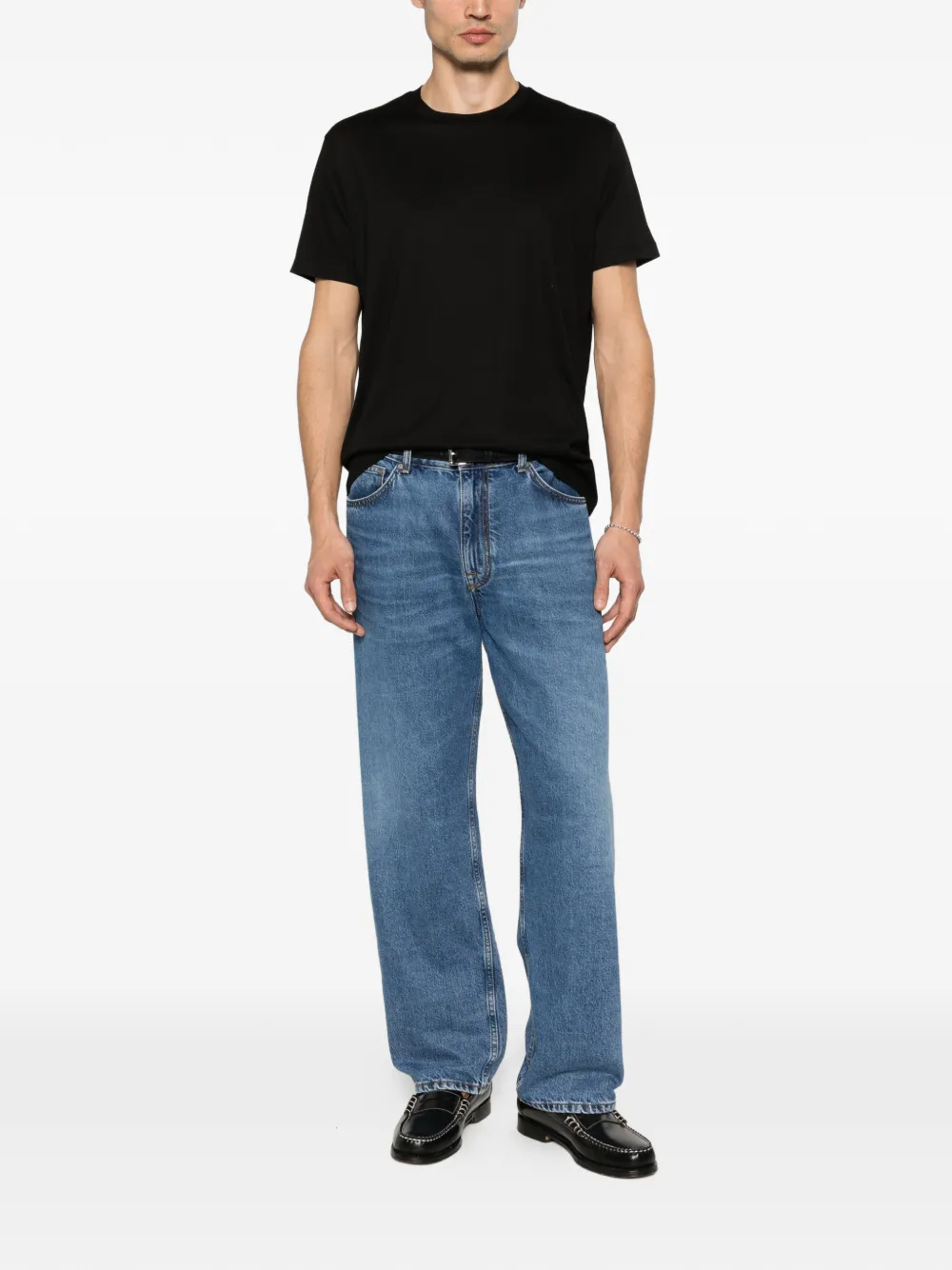 Paul & Shark logo T-shirt - Schwarz