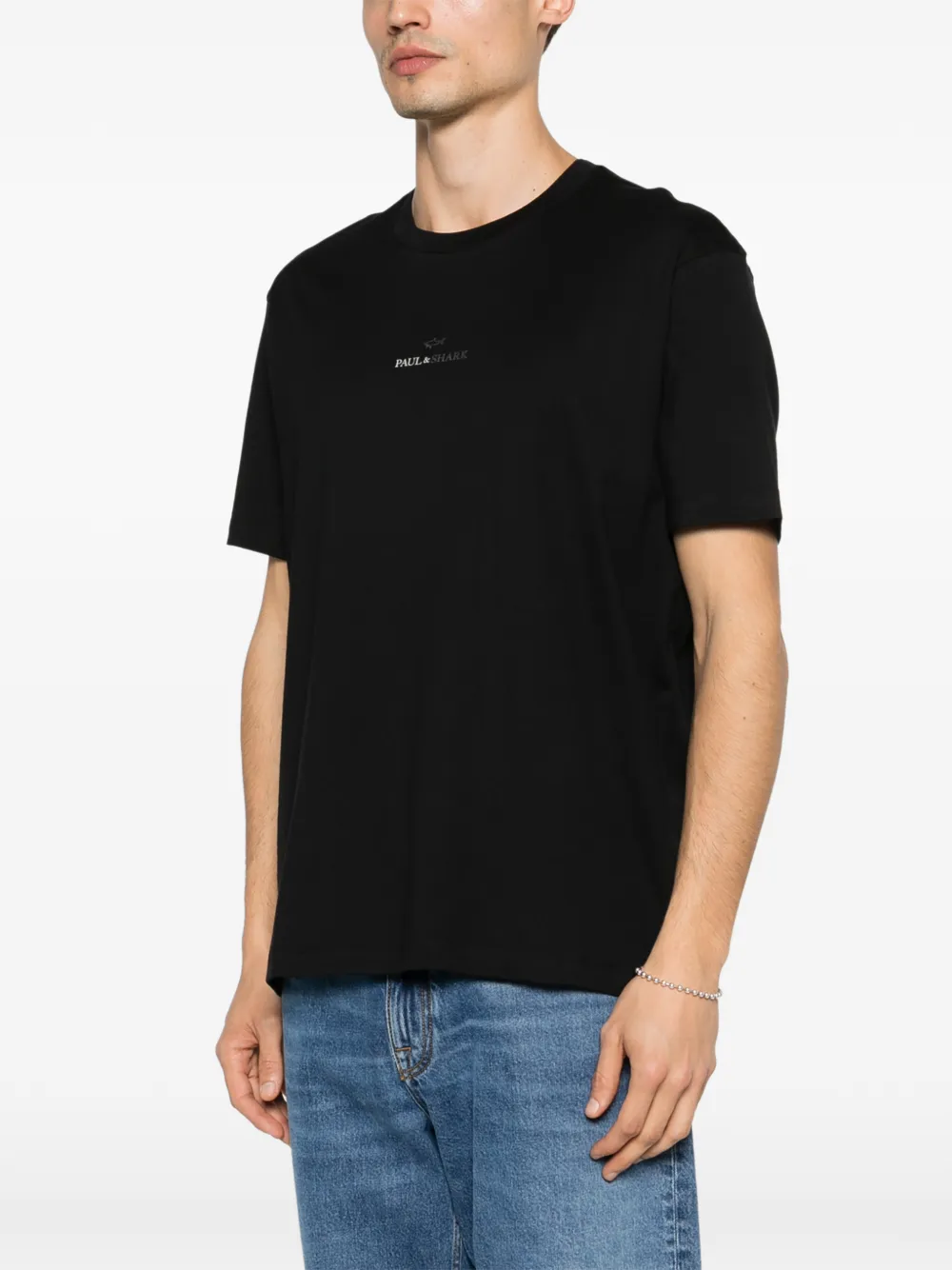 Paul & Shark T-shirt met logo Zwart