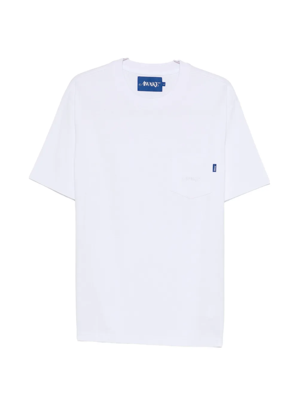 Awake NY chest-pocket t-shirt - Bianco
