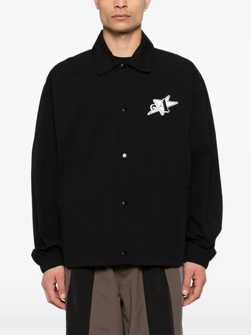  Awake Ny L.e.s. Community Coaches Jacket - Black 