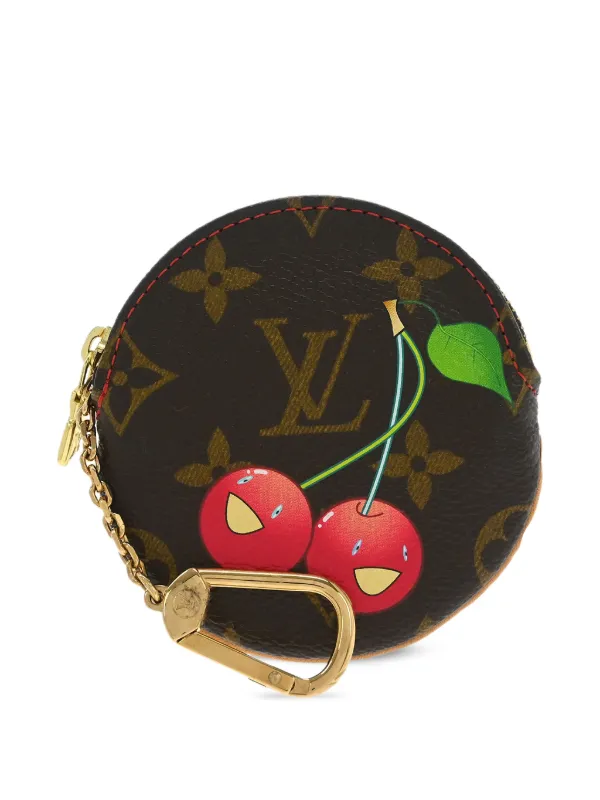Louis Vuitton Pre-owned X Takashi Murakami 2005 Round-shape Coin Case in Brown
