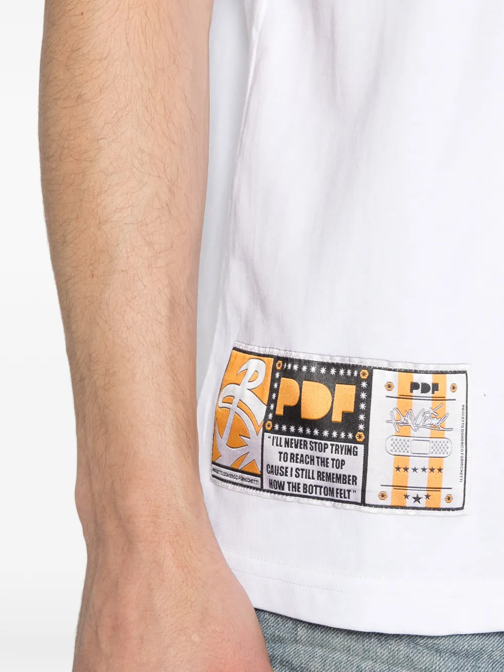 PDF T-shirt met grafische print Wit