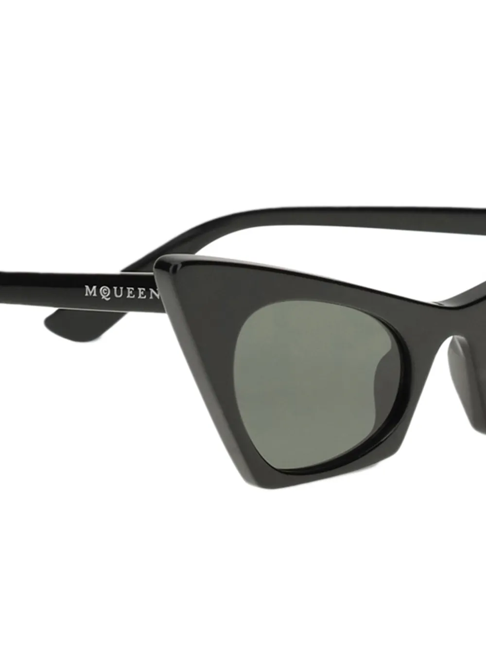 Alexander McQueen Eyewear Zonnebril met cat-eye montuur en spikes Zwart