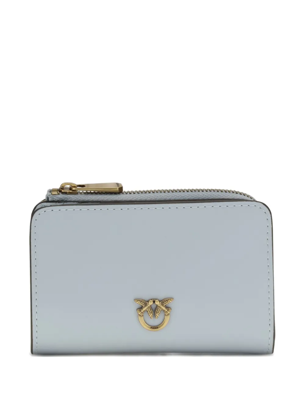 PINKO mini logo-plaque wallet - Blu