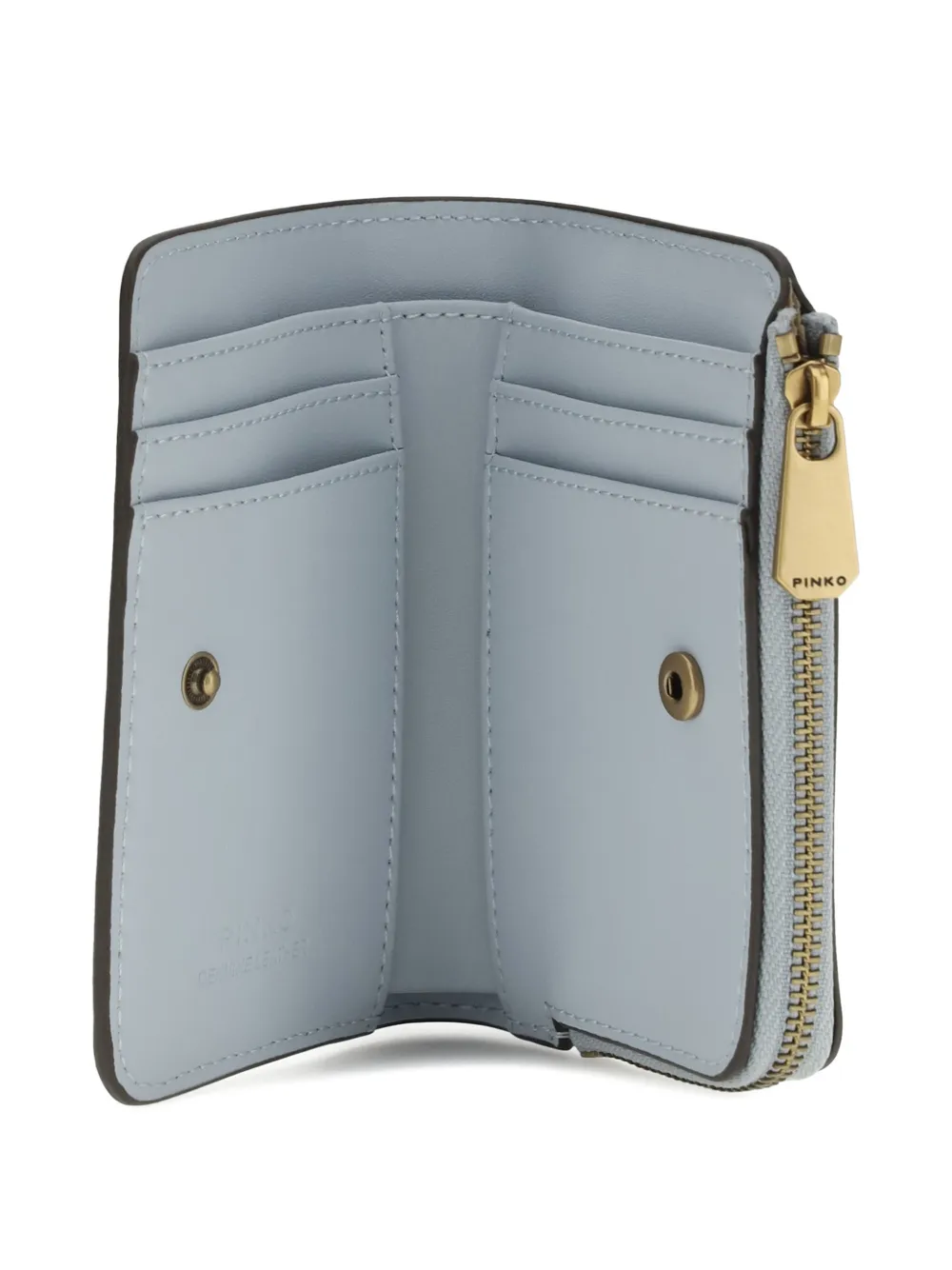  Pinko Mini Logo-plaque Wallet - Blue 