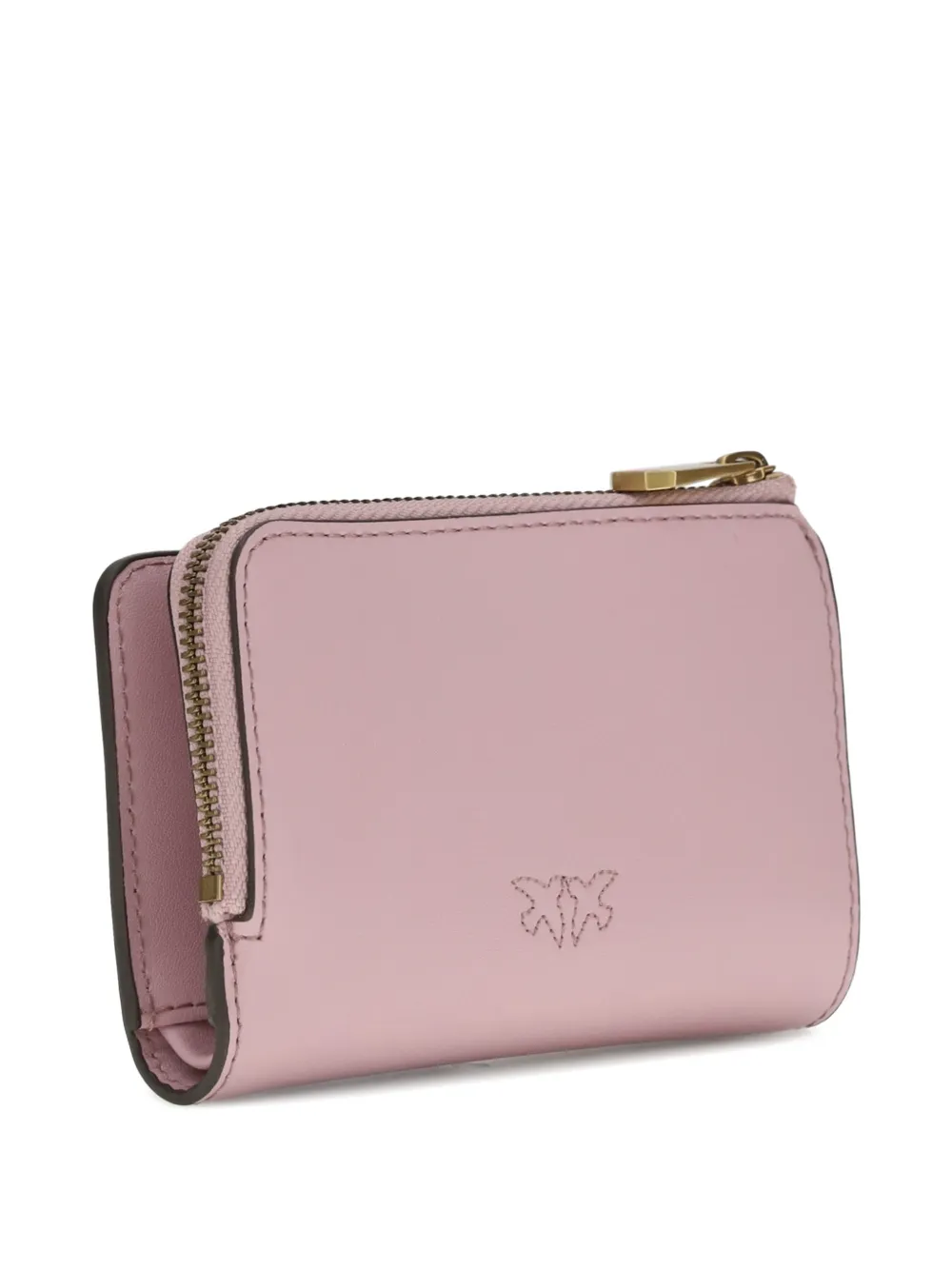 PINKO zip plaque purse - Rosa