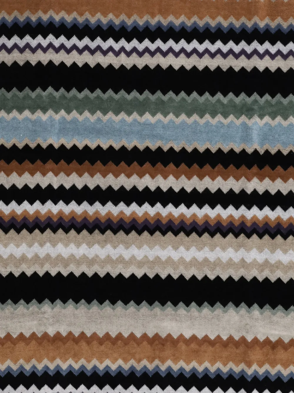  Missoni Zig-zag Striped Towel - Black 