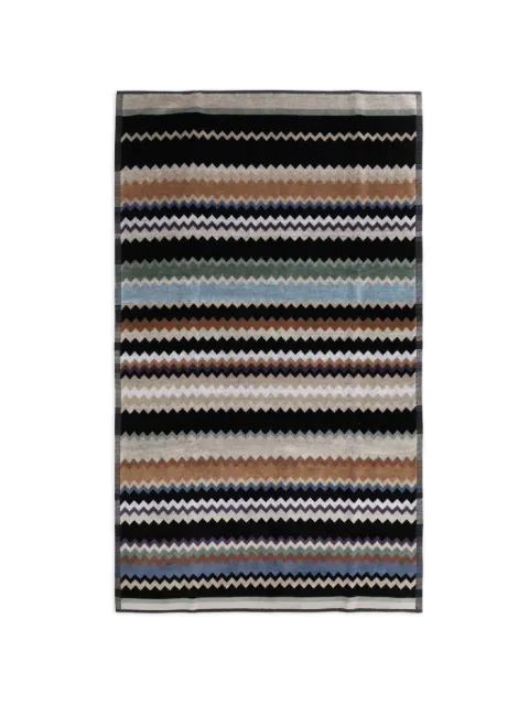 Missoni toalla con motivo de rayas en zigzag
