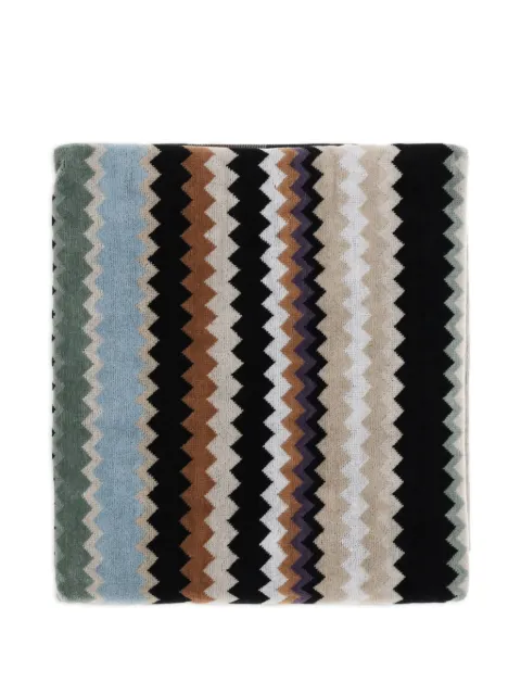 Missoni toalla con motivo de rayas en zigzag