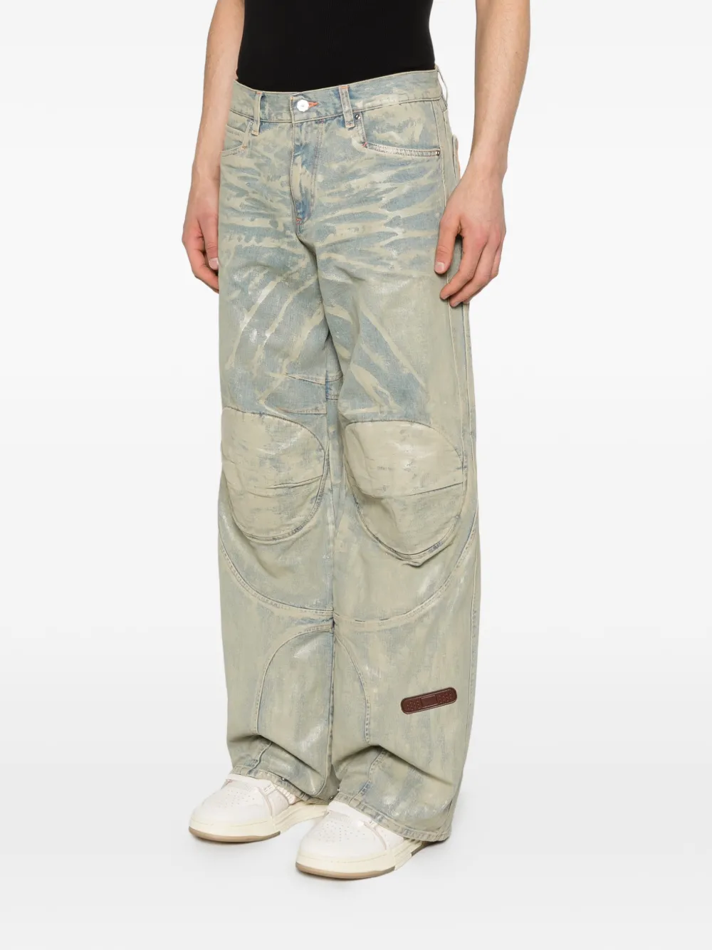 PDF Biker Mice jeans met vlakken Blauw