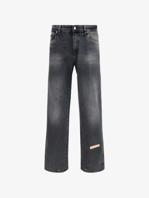 PDF Jeans mit grafischem Patch
