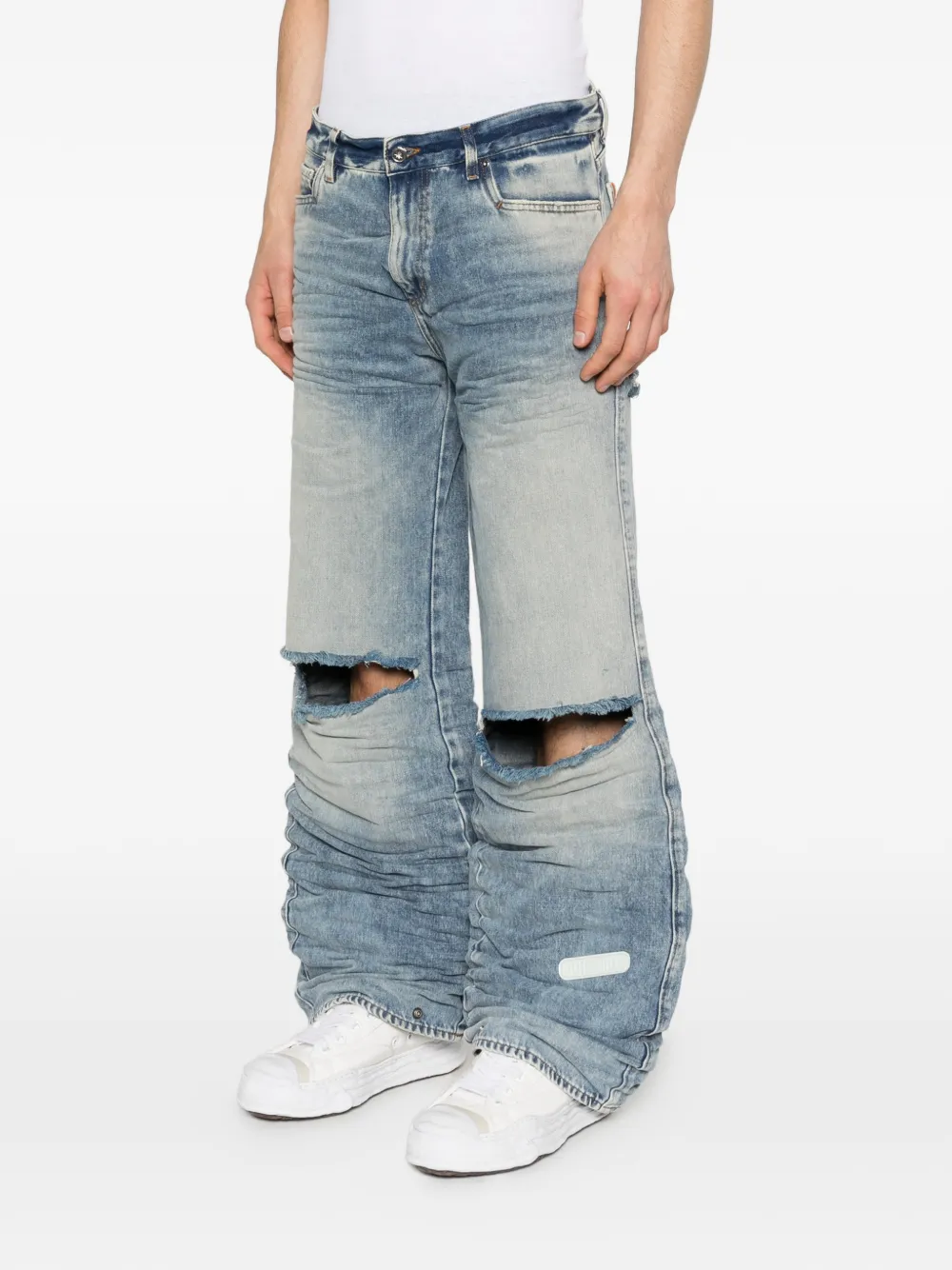  Pdf Rich Kid Ripped Jeans - Blue 