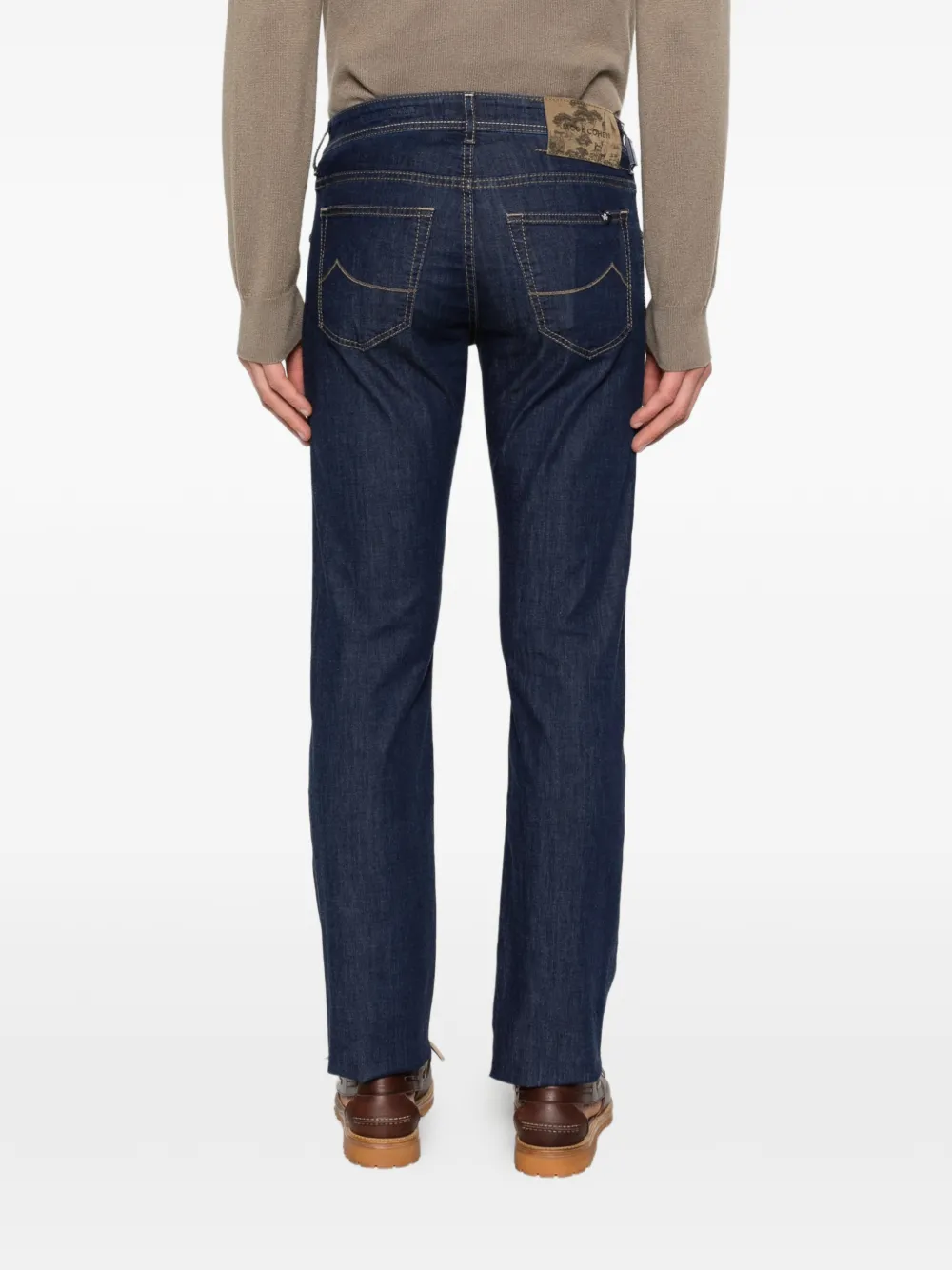 Jacob Cohën Nick jeans met knopen Blauw