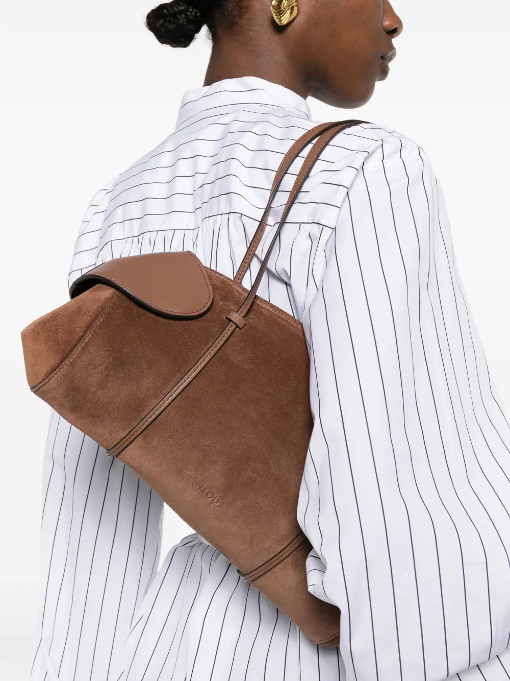 Neous Panelled Shoulder Bag - Brown 