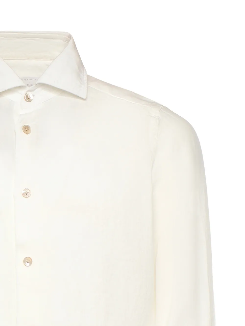 Eleventy Linnen overhemd Beige