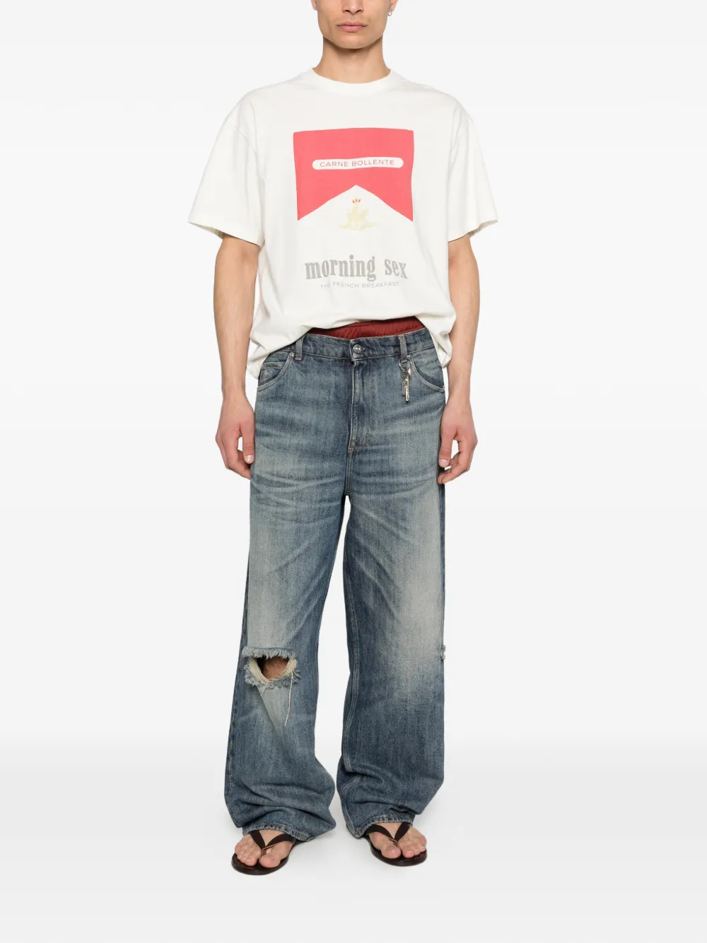 Breakfast In Bed Graphic T-Shirt